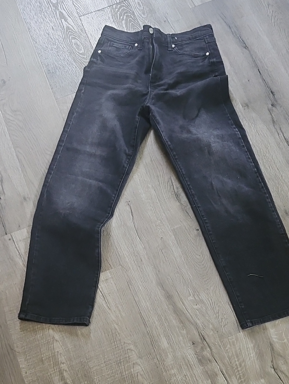 Gloria Vanderbilt Black Straight Jeans
